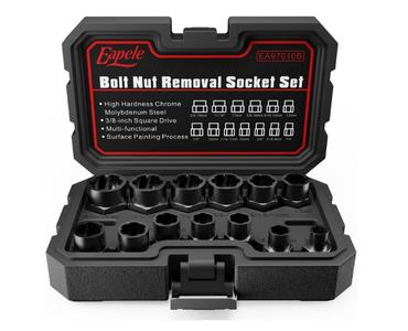 Eapele Impact Bolt Nut Removal Extractor Socket Tool Set