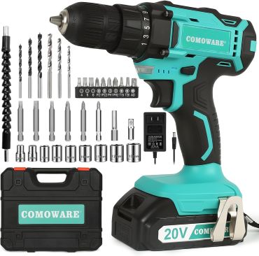 COMOWARE TGDrill 20V Cordless Drill Set