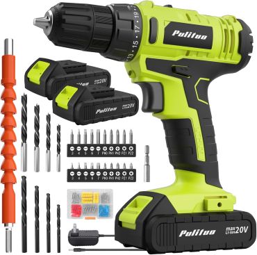 PULITUO 20V Power Cordless Drill