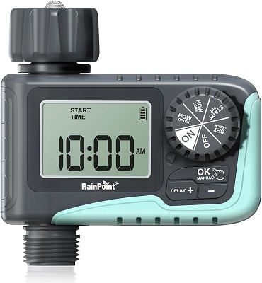 RAINPOINT ITV105NH Single-Outlet Hose Watering Timer