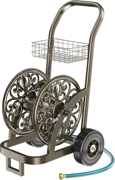 GOFORWILD G07211 Decorative Hose Reel Cart with Wheel