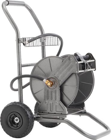 Giraffe Tools Mobile Hose Reel Cart with Wheels