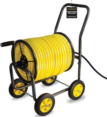 Real Hose Storage Heavy Duty Steel Reel with Wheels