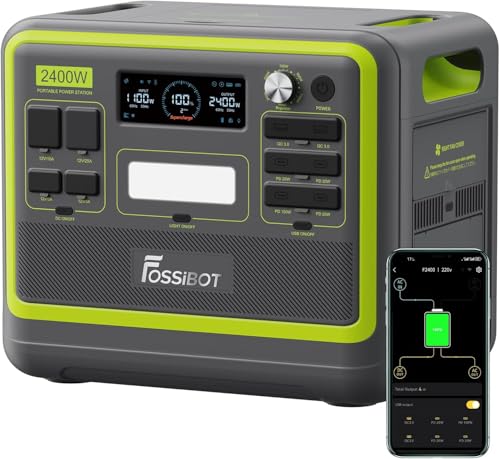 FOSSiBOT F2400 2048Wh LiFePO4 Portable Power Station