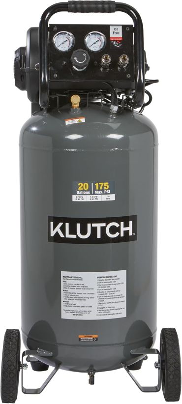 Klutch 20-Gallon 2HP Air Compressor