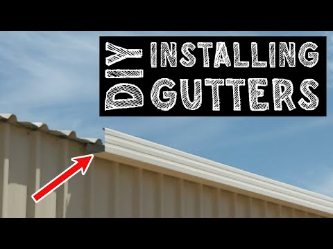 How To Install Rain Gutters On A Metal Roof