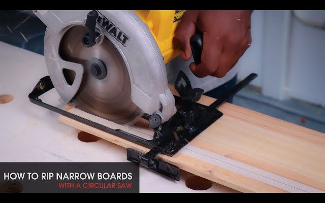 How To Rip Boards With A Circular Saw